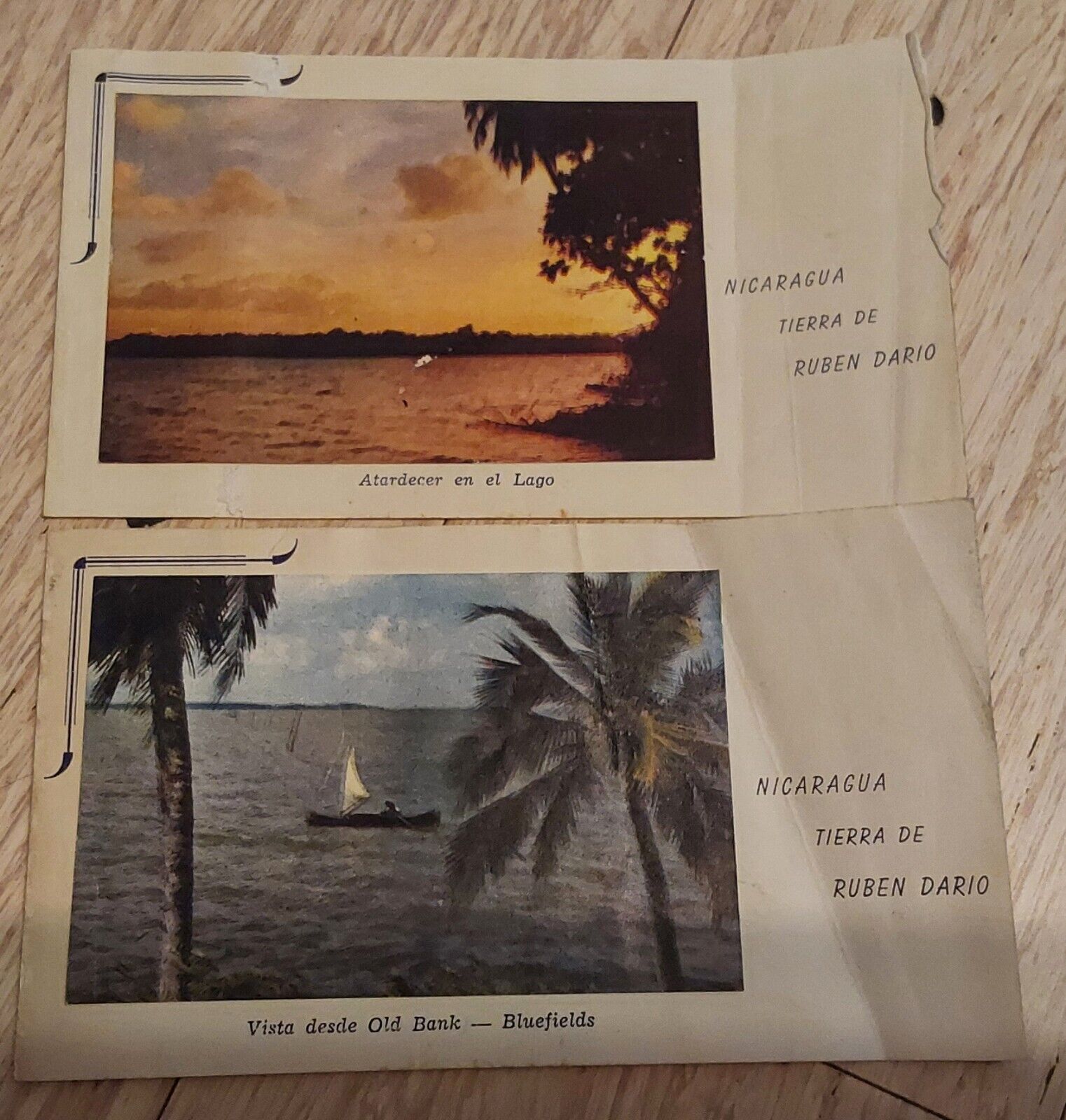 8 Vintage Old POSTCARDS From Nicaragua Guatemala & El Salvador Central America 