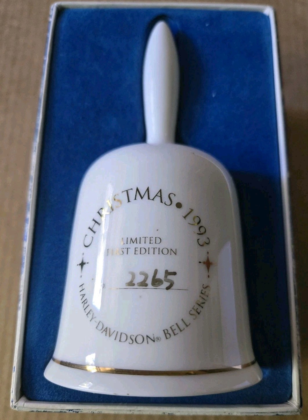 VTG Harley Davidson 1993 “Checking It Twice” Limited Addition Christmas Bell