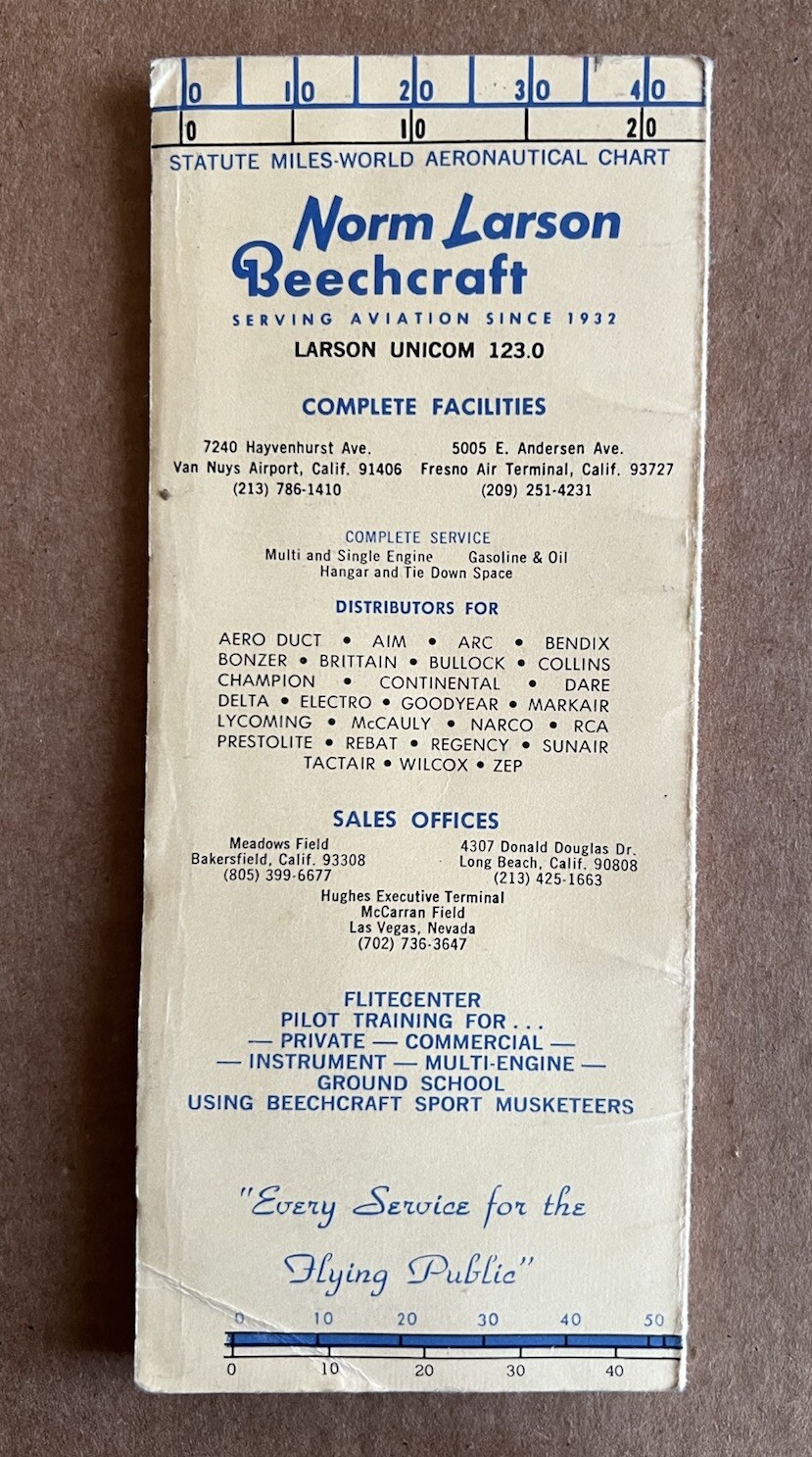 1968 Beechcraft Aviation Brochure Norm Larson