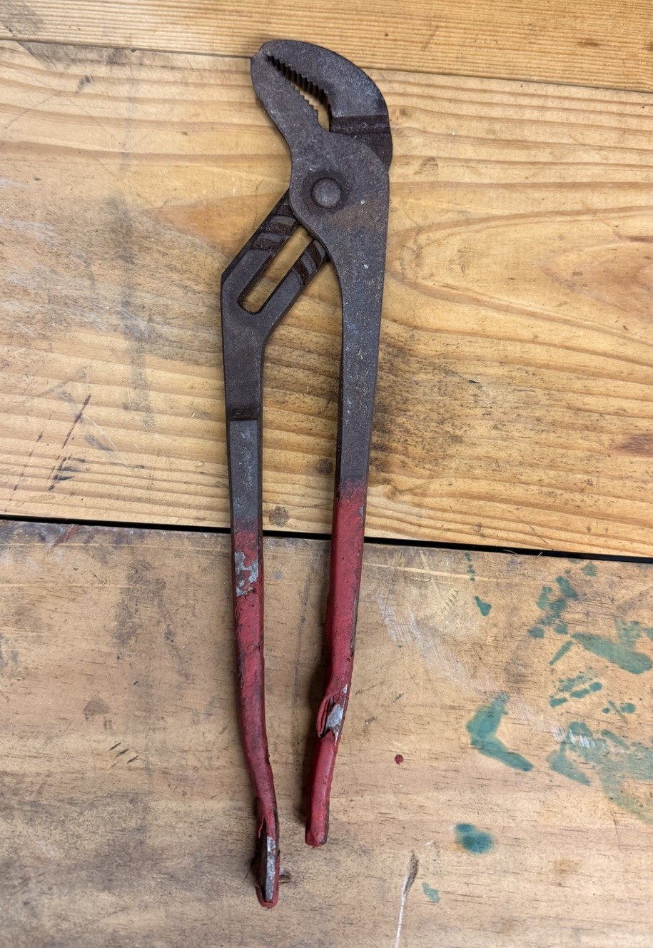 Vintage Channellock 440 12” Tongue & Groove Pliers USA Made Red Grips،HEAVY DUTY