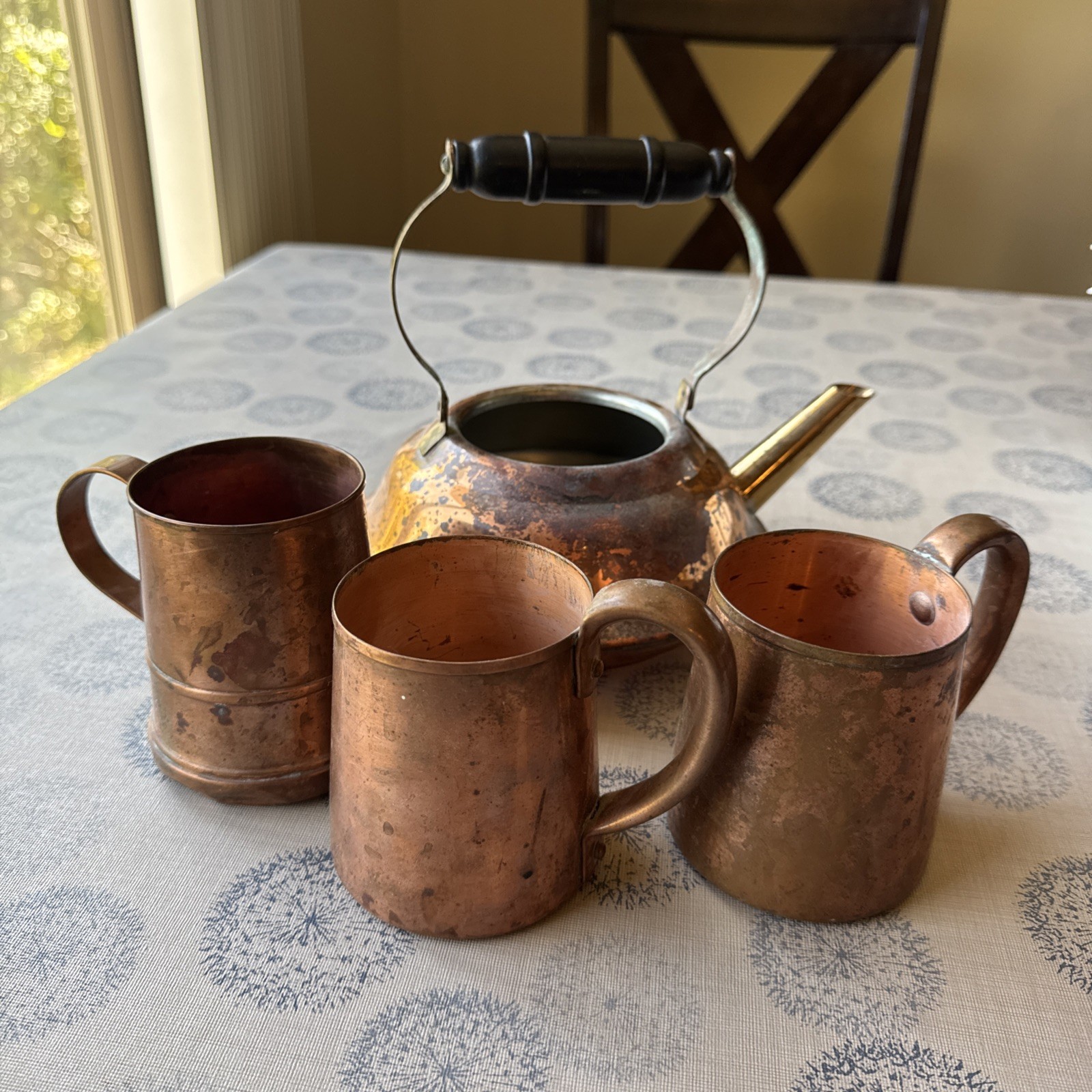 Vintage West Bend Solid Copper Moscow Mule Mug Cups USA Kettle Vintage West Bend Solid Copper Moscow Mule Mug Cups USA Kettle