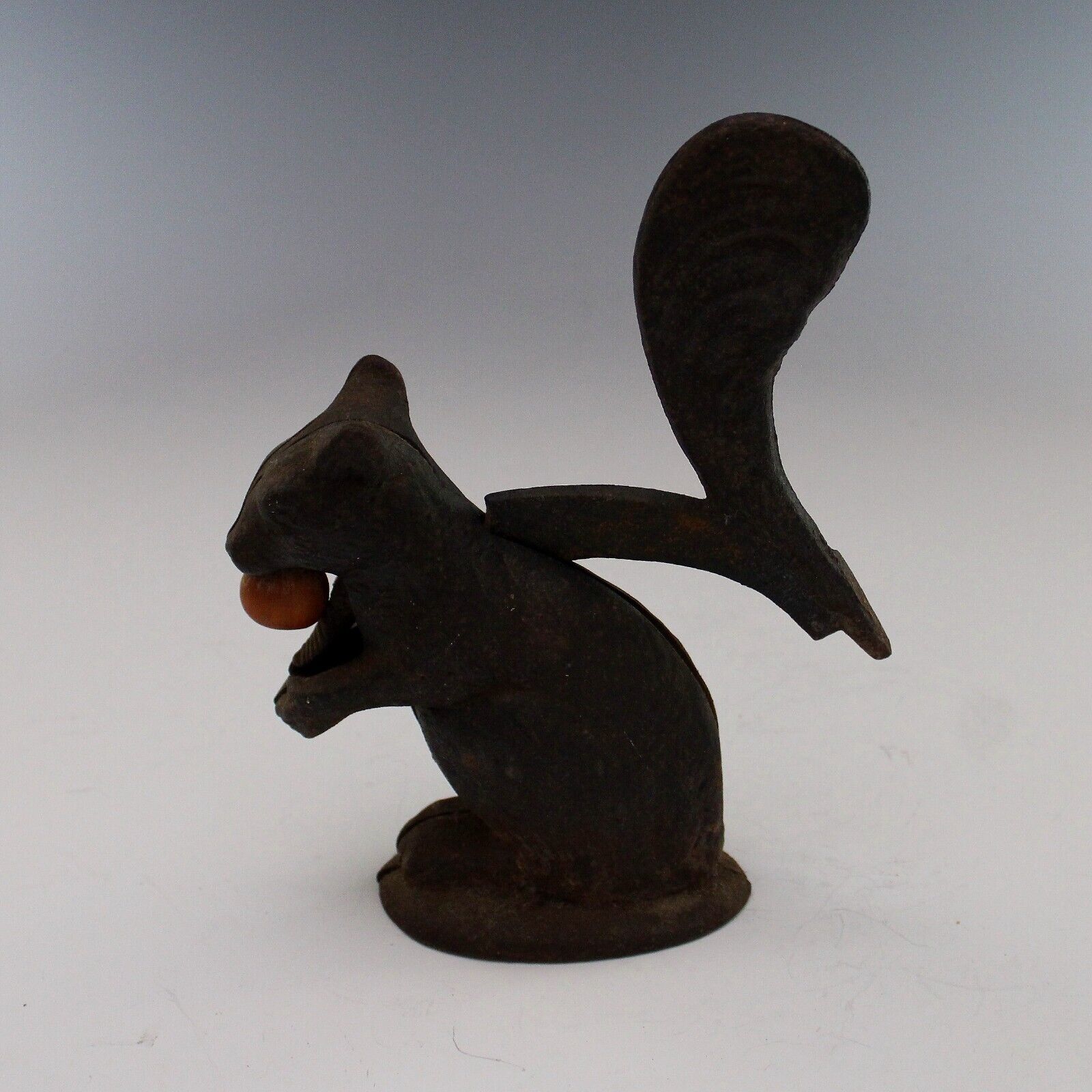 Antique Cast Iron Squirrel Nut Cracker Tail Lever 5.5