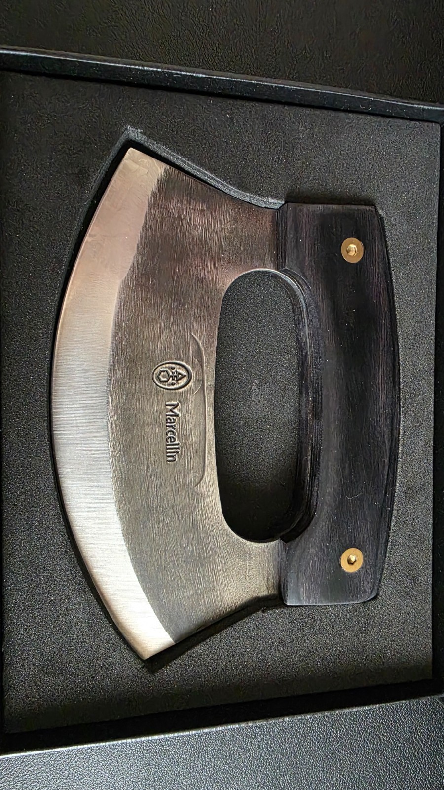 Marcellin Hand Forged Ulu Knife Alaska - High Carbon Steel Marcellin Hand Forged Ulu Knife Alaska - High Carbon Steel