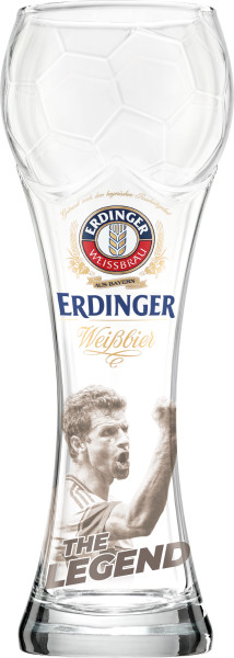 ERDINGER 0,5L footballer Thomas Müller weißbier glas/wheat beer glasses (5) ERDINGER 0,5L footballer Thomas Müller weißbier glas/wheat beer glasses (5)
