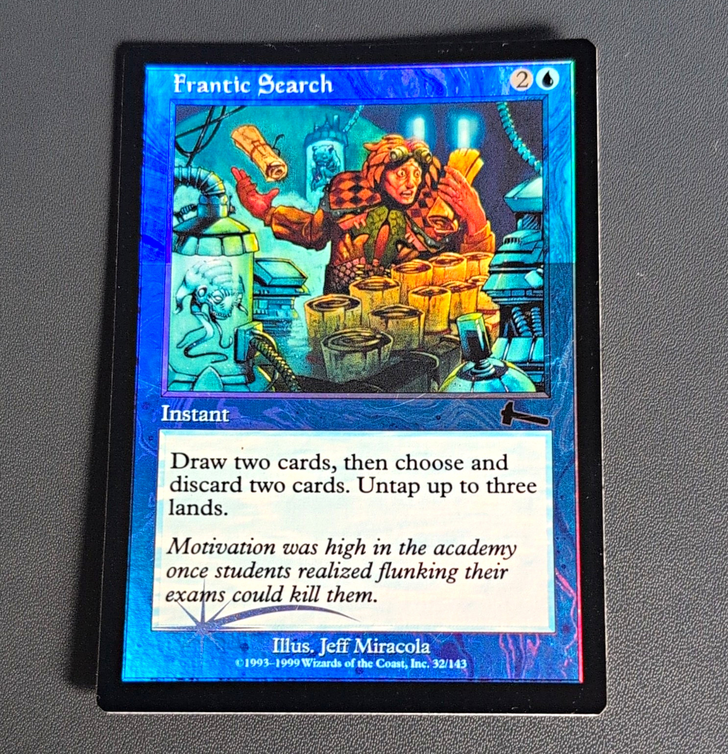 Wizards of the Coast Magic the Gathering MTG Frantic Search Instant Blue Foil