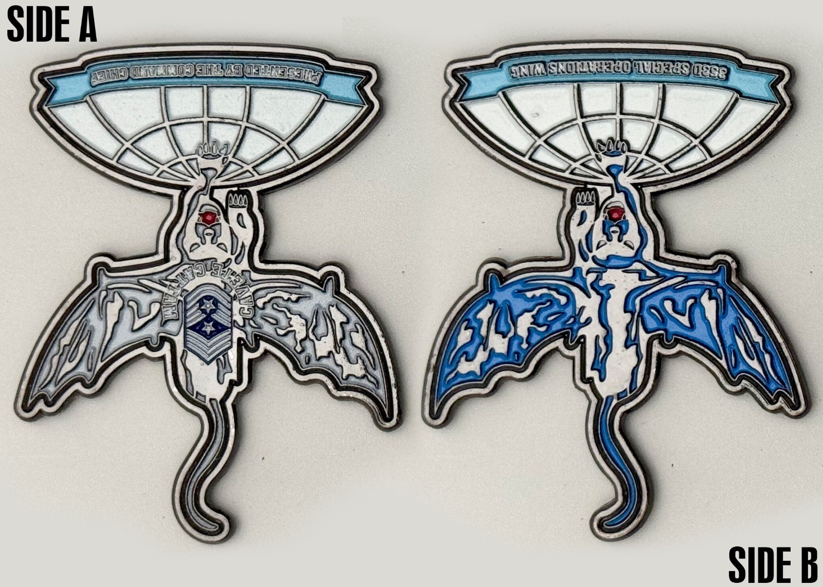 353rd Special Operations Wing Civil Engineer Cat in the Hat Challenge Coin 2#15
