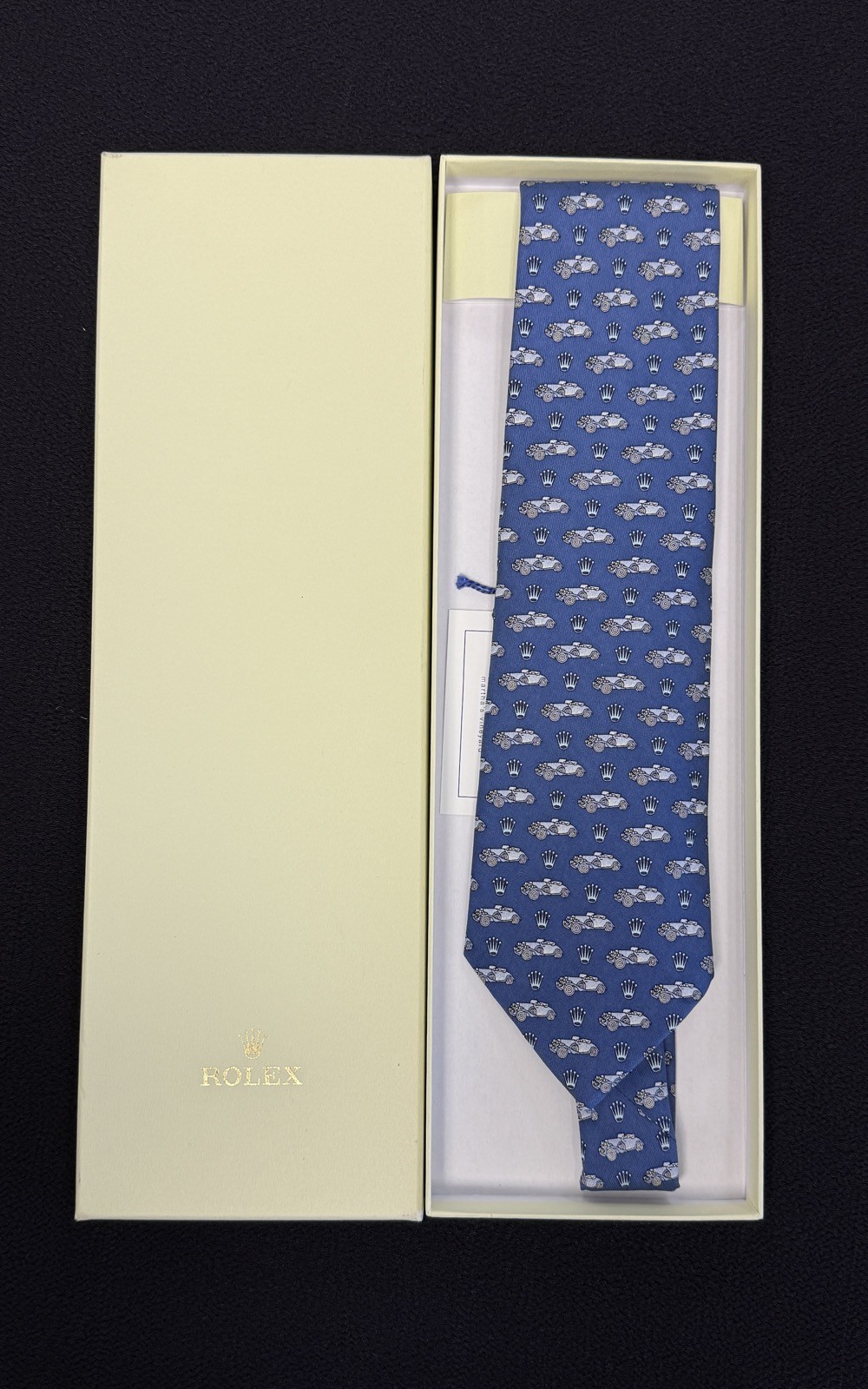 ROLEX Vineyard Vines 2008 58th Pebble Beach Concours LANCIA Tie NEW in Box