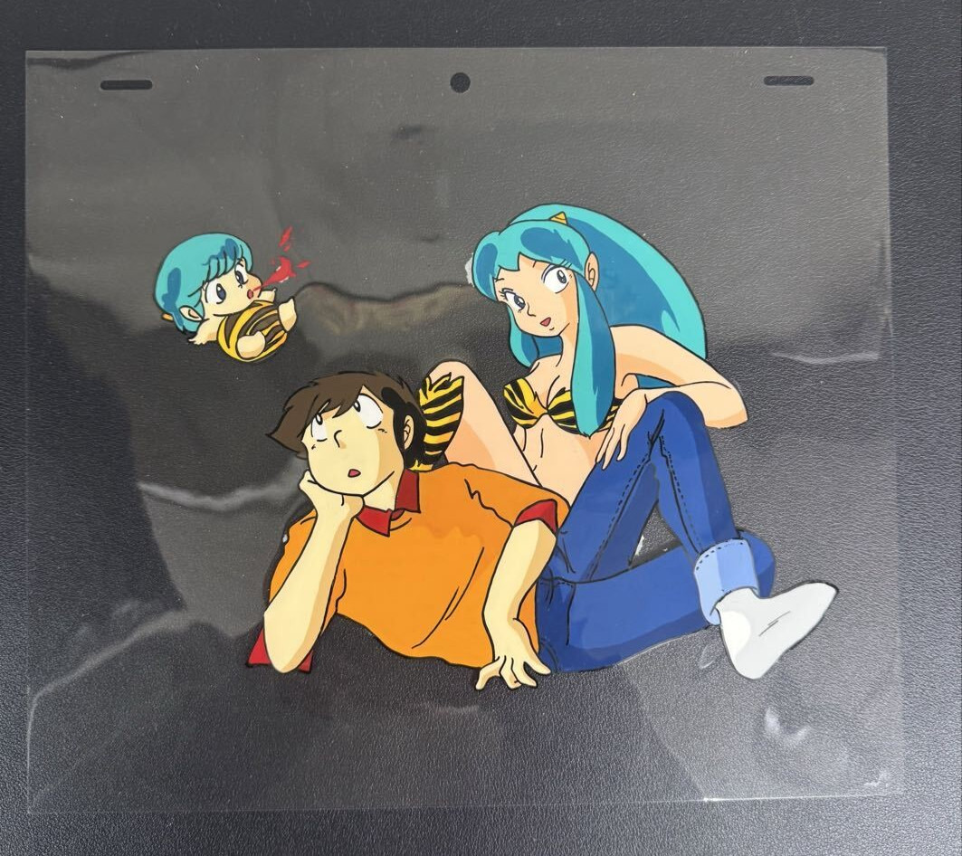Urusei Yatsura Lum Scene Original Paiting Cel Anime Production Vintage Rare 1981