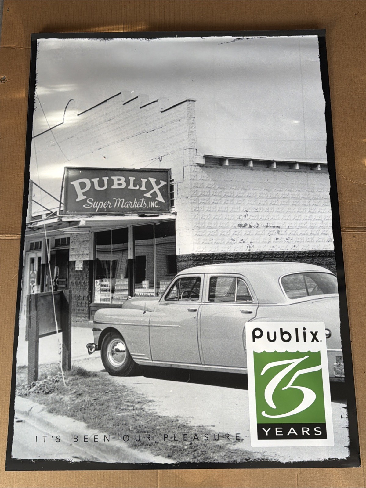 INCREDIBLY RARE Publix Supermarket 2 Sided STORE USED Poster 75 Years 50” X 36” INCREDIBLY RARE Publix Supermarket 2 Sided STORE USED Poster 75 Years 50” X 36”