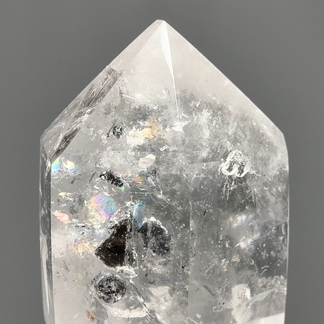 Huge Moving Bubble RARE Rainbow Manifestation DT Enhydro Quartz Crystal
