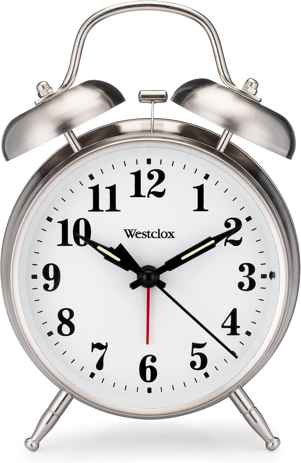 -Big Ben Twin Bell Alarm Clock | Loud Alarm Clock for Heavy Sleepers | Battery O