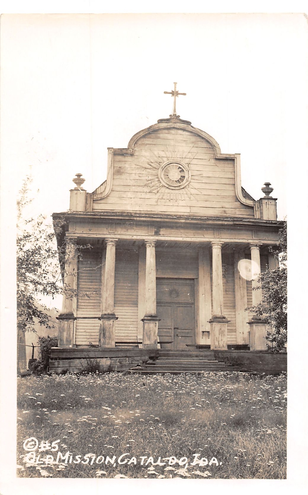 J67/ Cataldo Idaho RPPC Postcard c1920s Old Mission Building  53