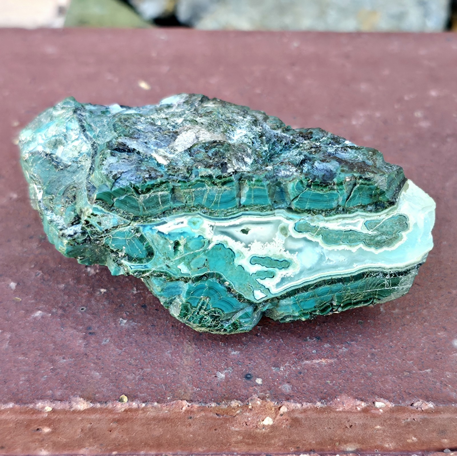 Chrysocolla Gem Silica Rough - Druzy Pockts - Old Stock Ray Mine Arizona - Rare