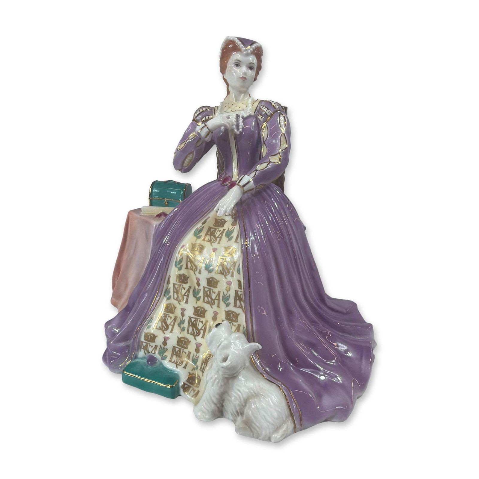 Royal Worcester Mary Queen of Scots Porcelain Figurine Royal Worcester Mary Queen of Scots Porcelain Figurine