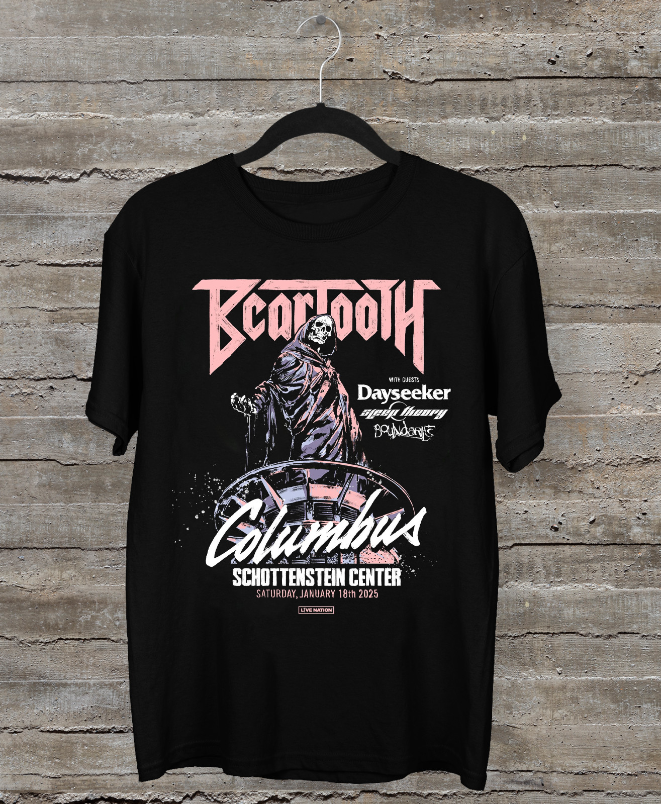 NEW Beartooth Band 2025 Concert T Shirt Black All Size AL775