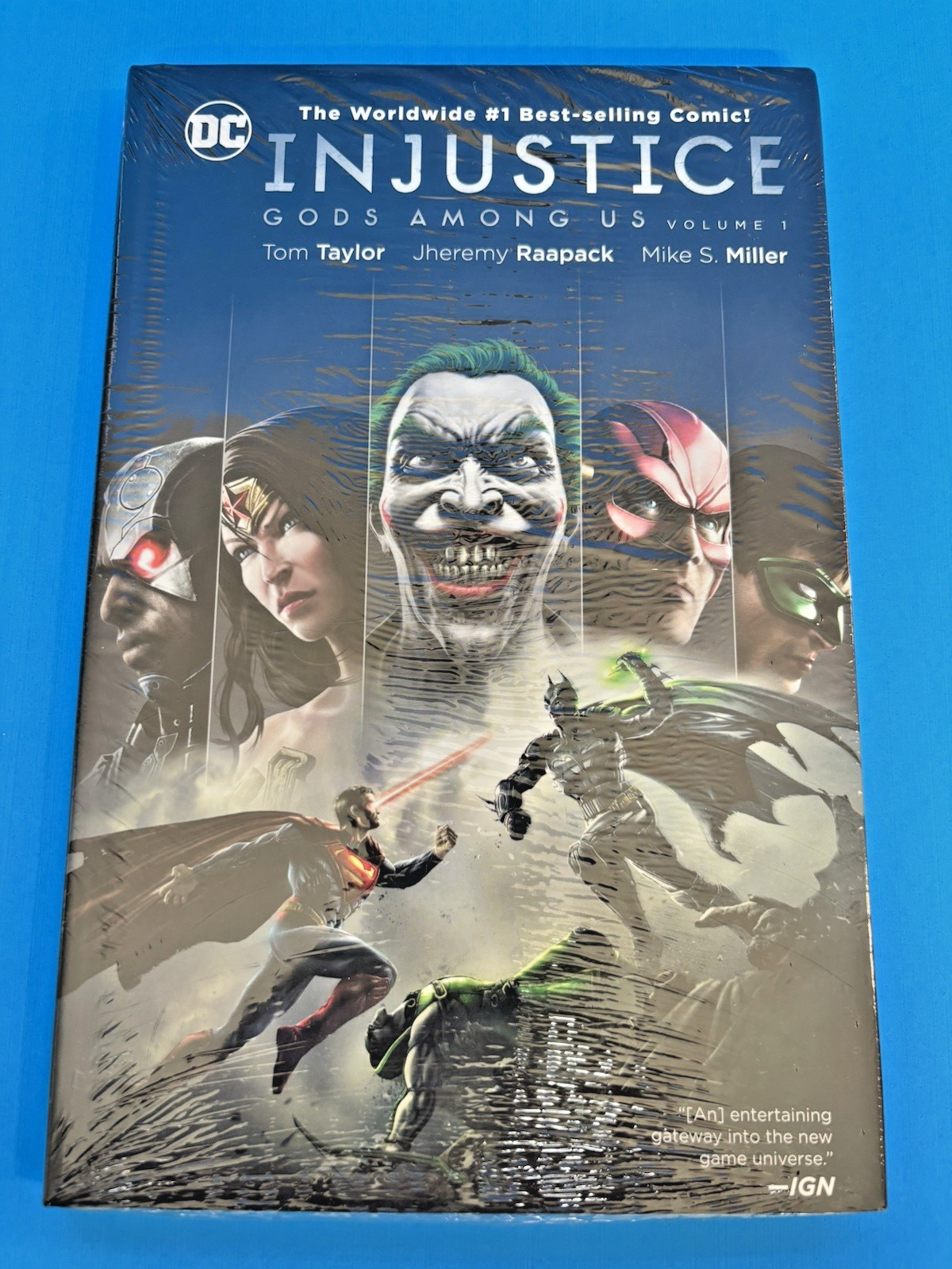 NEW DC INJUSTICE DELUXE EDITION GODS AMONG US: YEAR ONE HARDCOVER BOOK - SEALED
