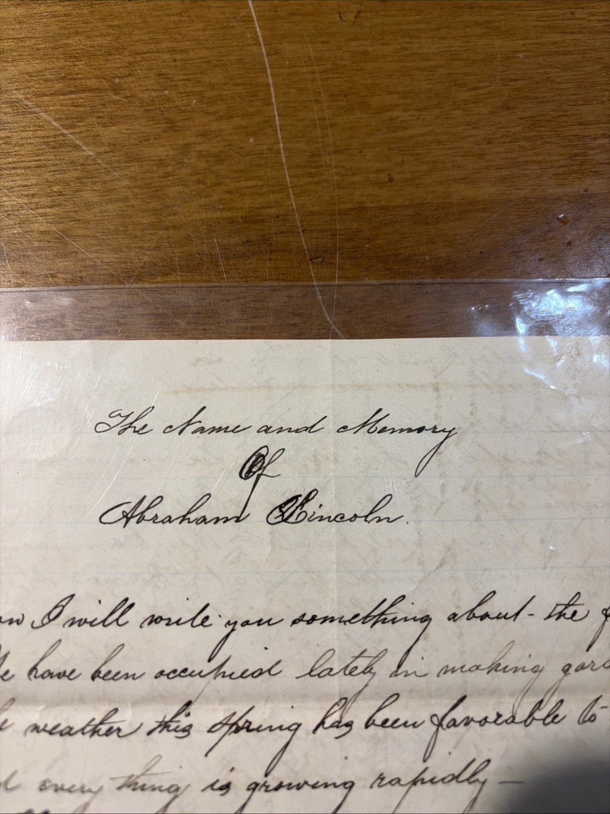 ORIGINAL 1860s Civil War ,Christian Commission, Lincoln Assassination Letter