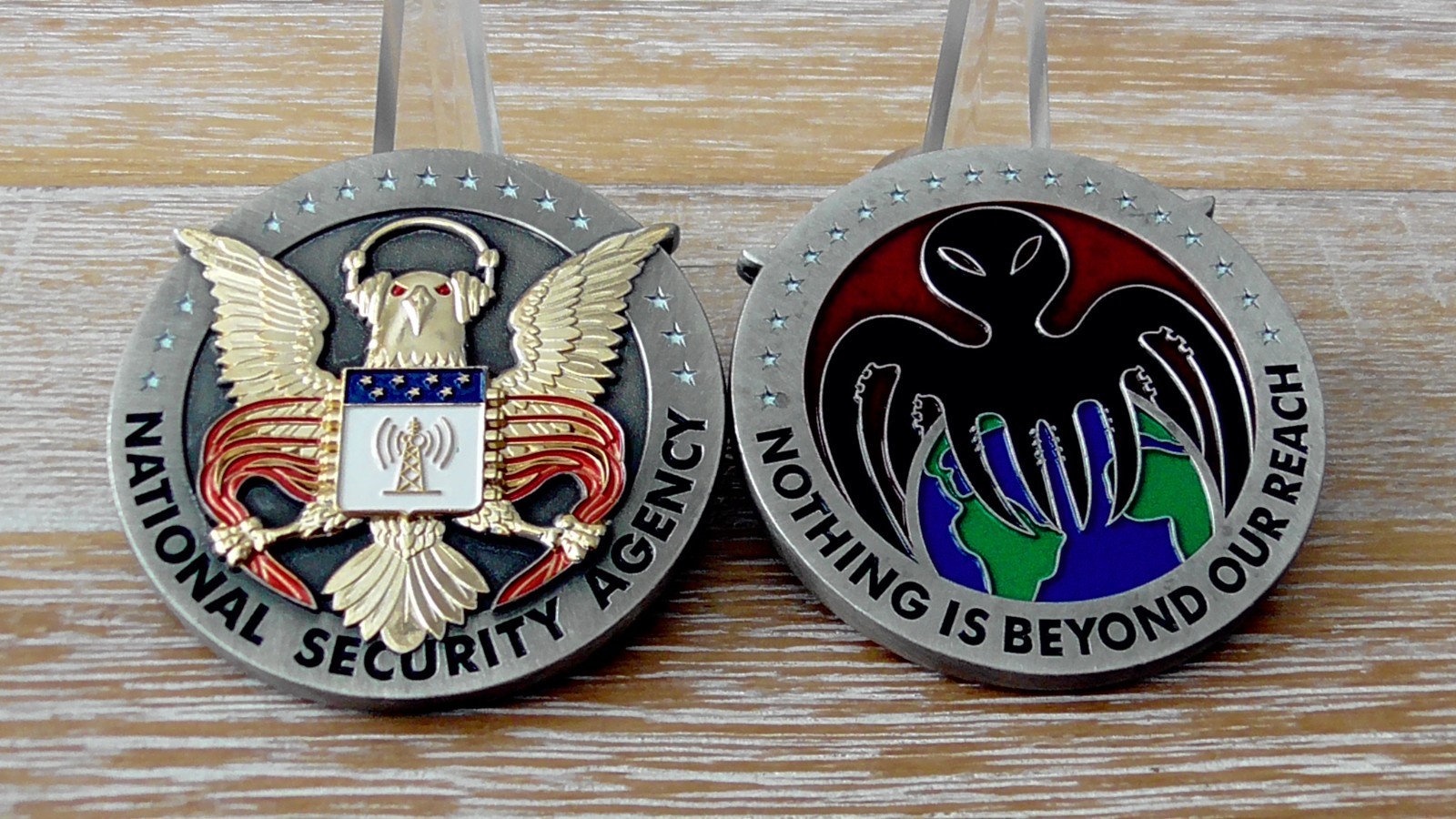 National Security Agency NSA Deep State SIGINT Challenge Coin National Security Agency NSA Deep State SIGINT Challenge Coin