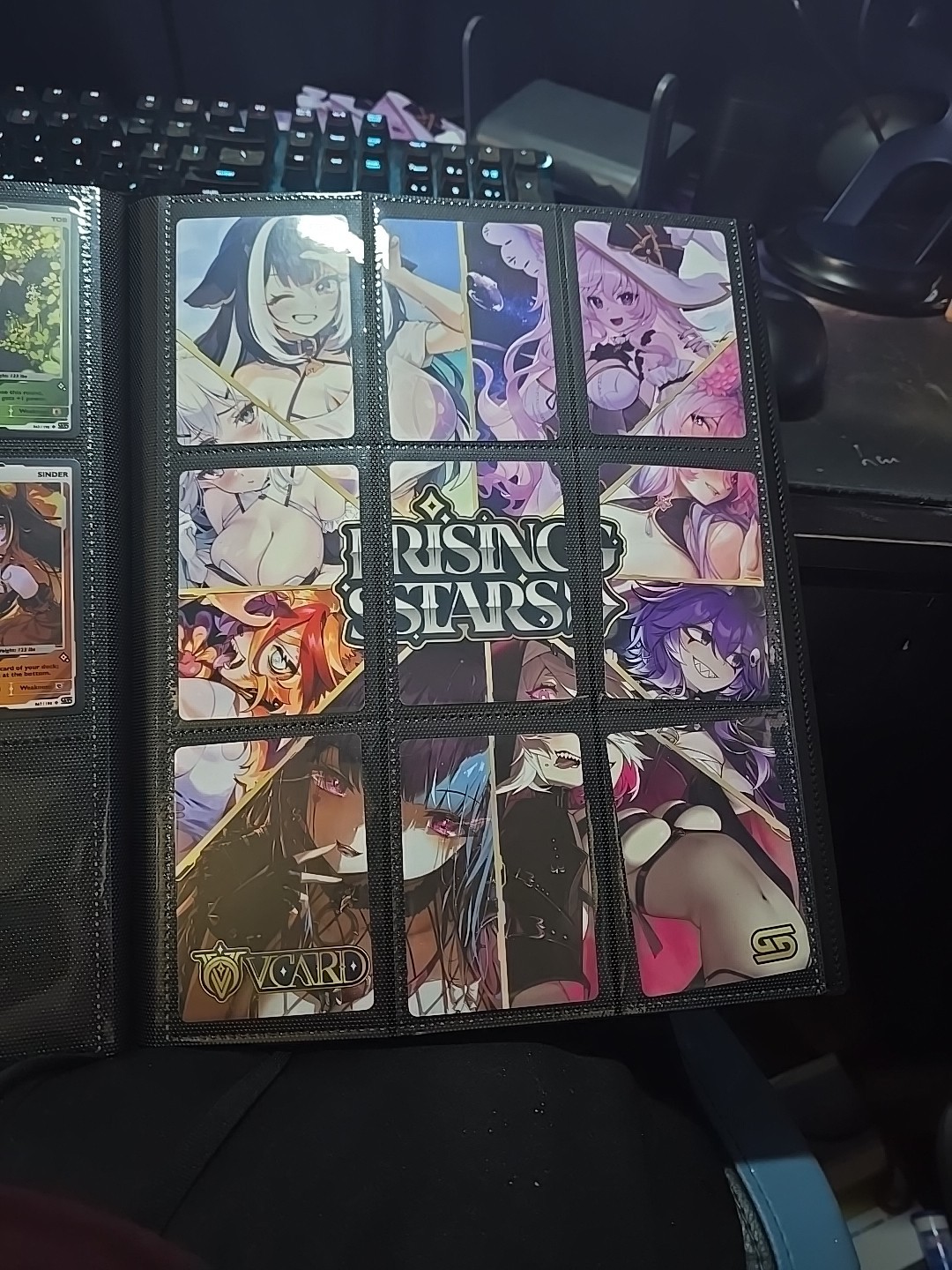 VCARD Rising Stars First Edition Full Set QR Code Puzzle Cards 9/9