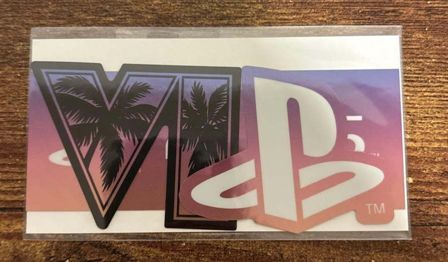 FS GTA 6 VI PlayStation TGS 2026 Limited Sticker Carabiner Set PS5 Japan / Promo