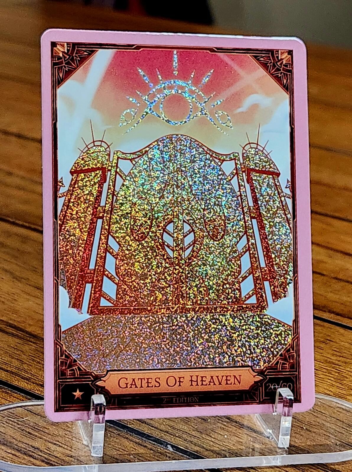 Heaven\'s Gates foil trading card - Hazbin Hotel