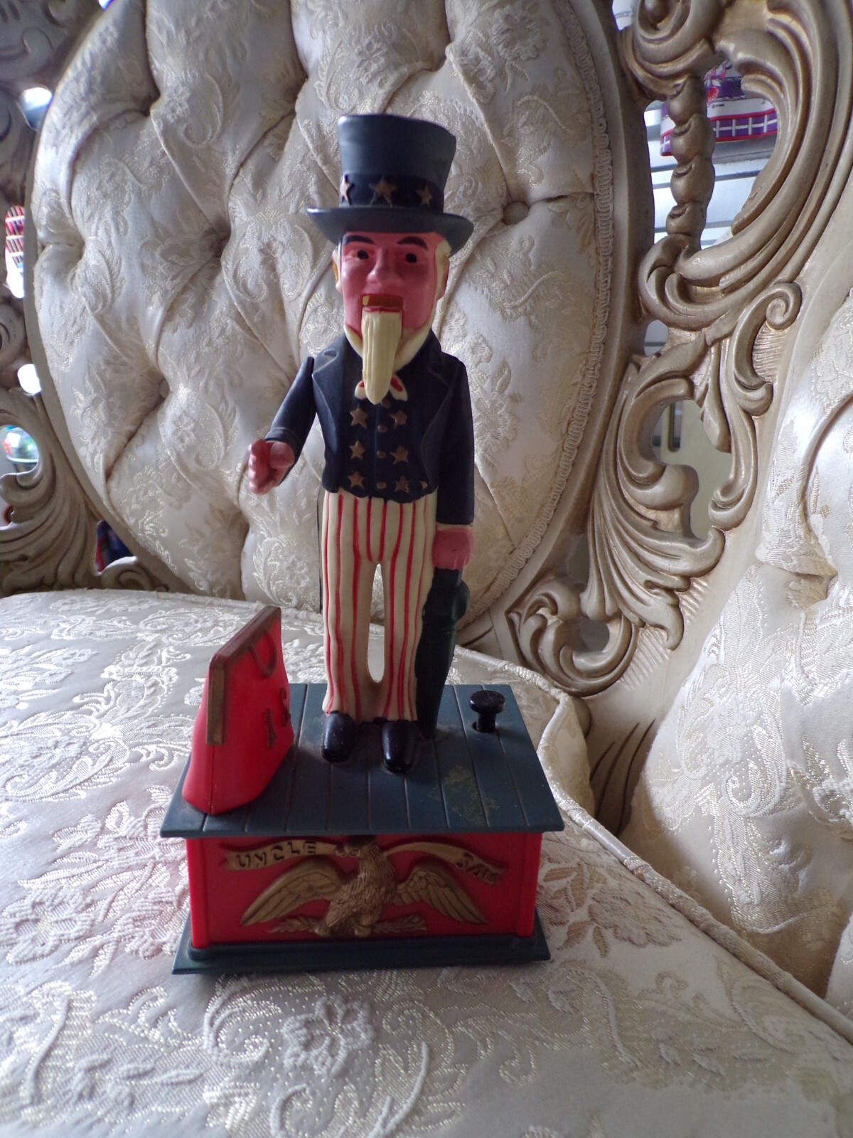 VTG Plastic Uncle Sam Bank VTG Plastic Uncle Sam Bank