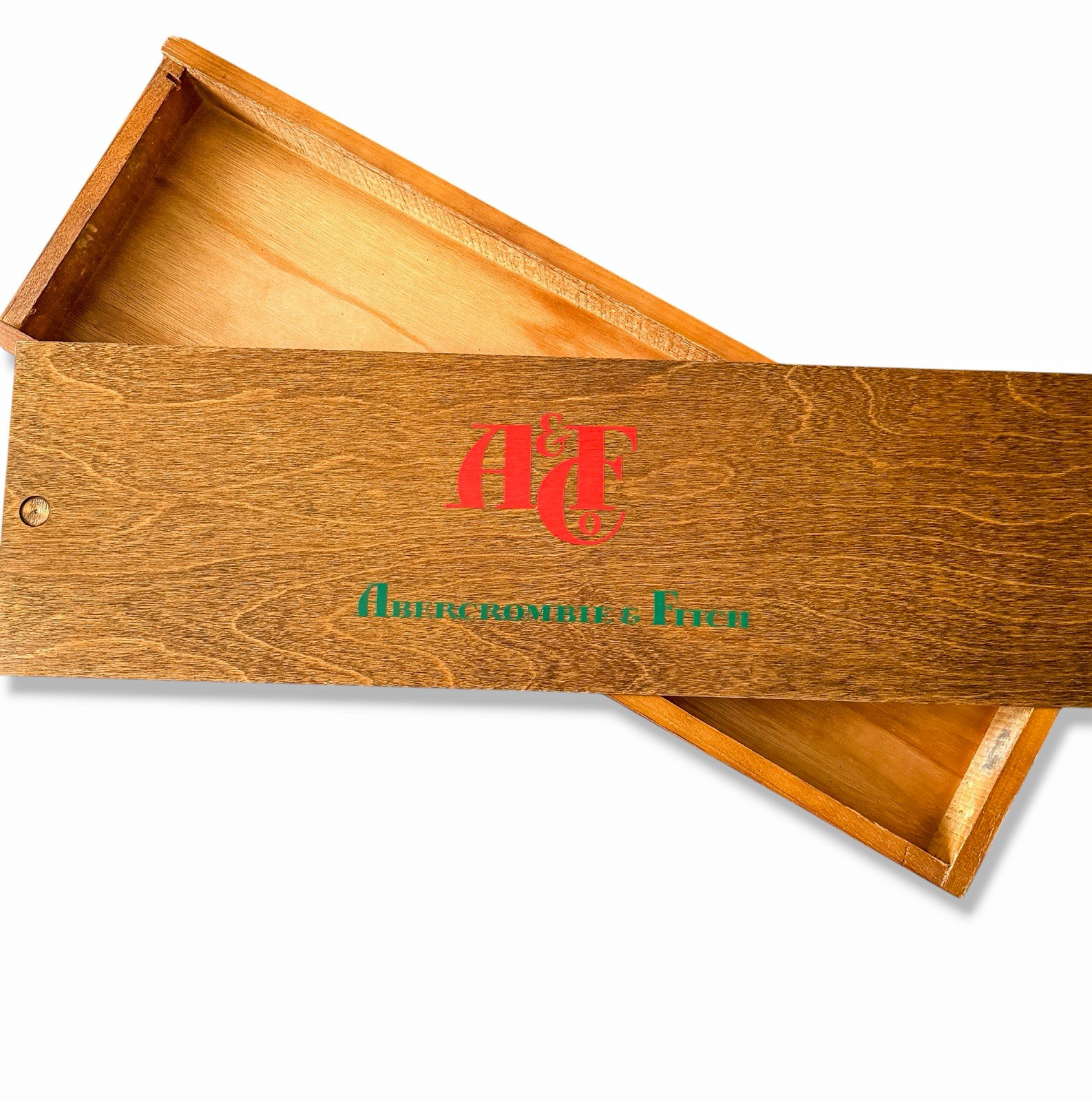 Vintage Abercrombie & Fitch A&F | Mid-Century Wooden Sporting Goods Box