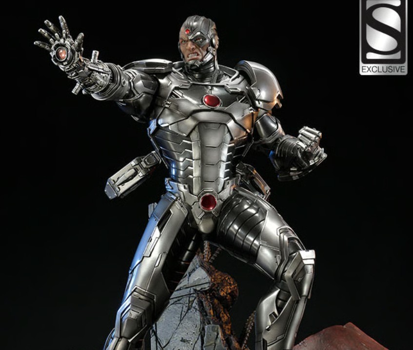 NEW Cyborg Statue Sideshow Collectibles Exclusive Limited Edition #149 of 350
