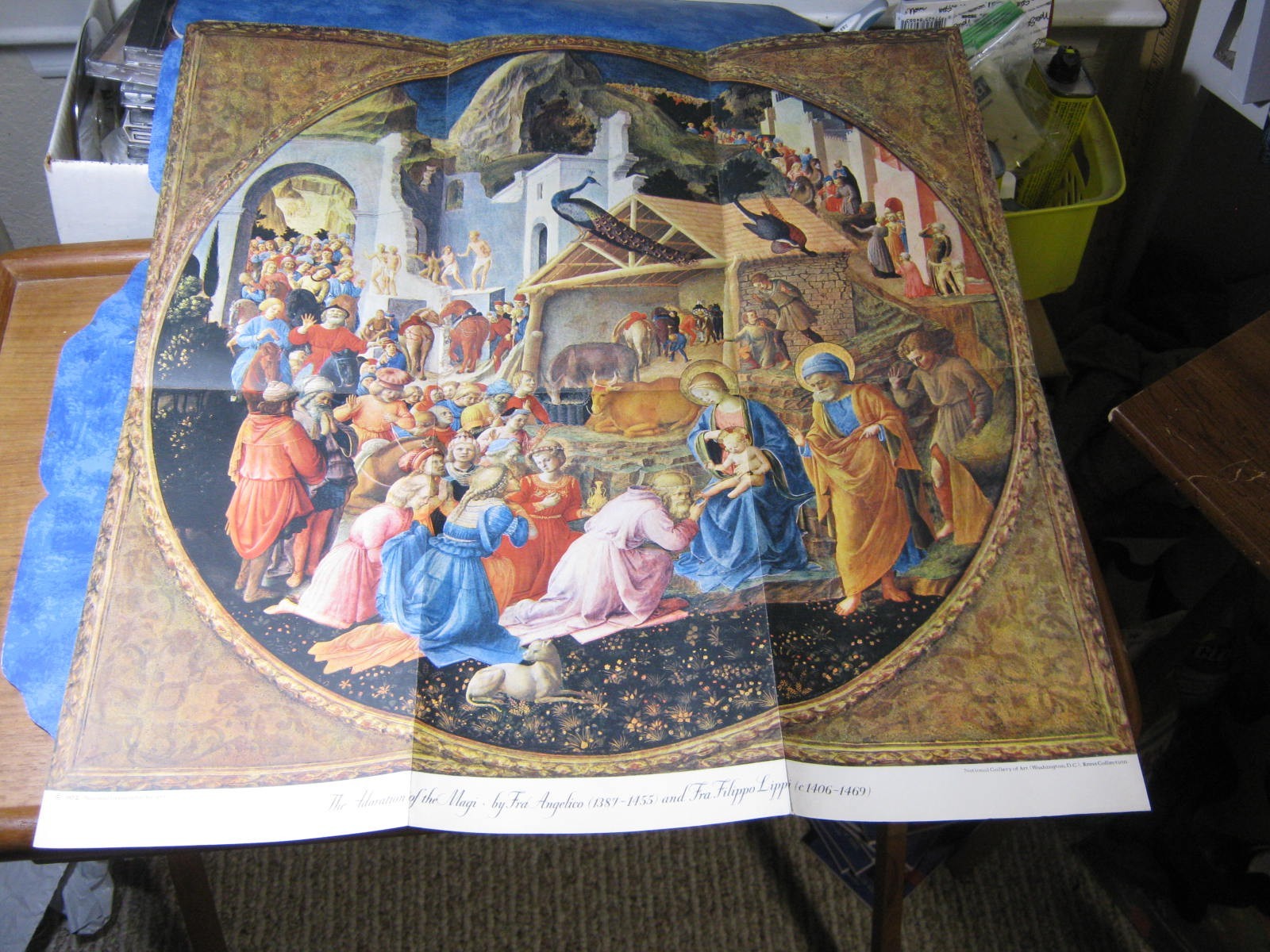 ADORATION OF THE MAGI Fra Angelico & Fra Filippo Lippi 1952 National Geographic
