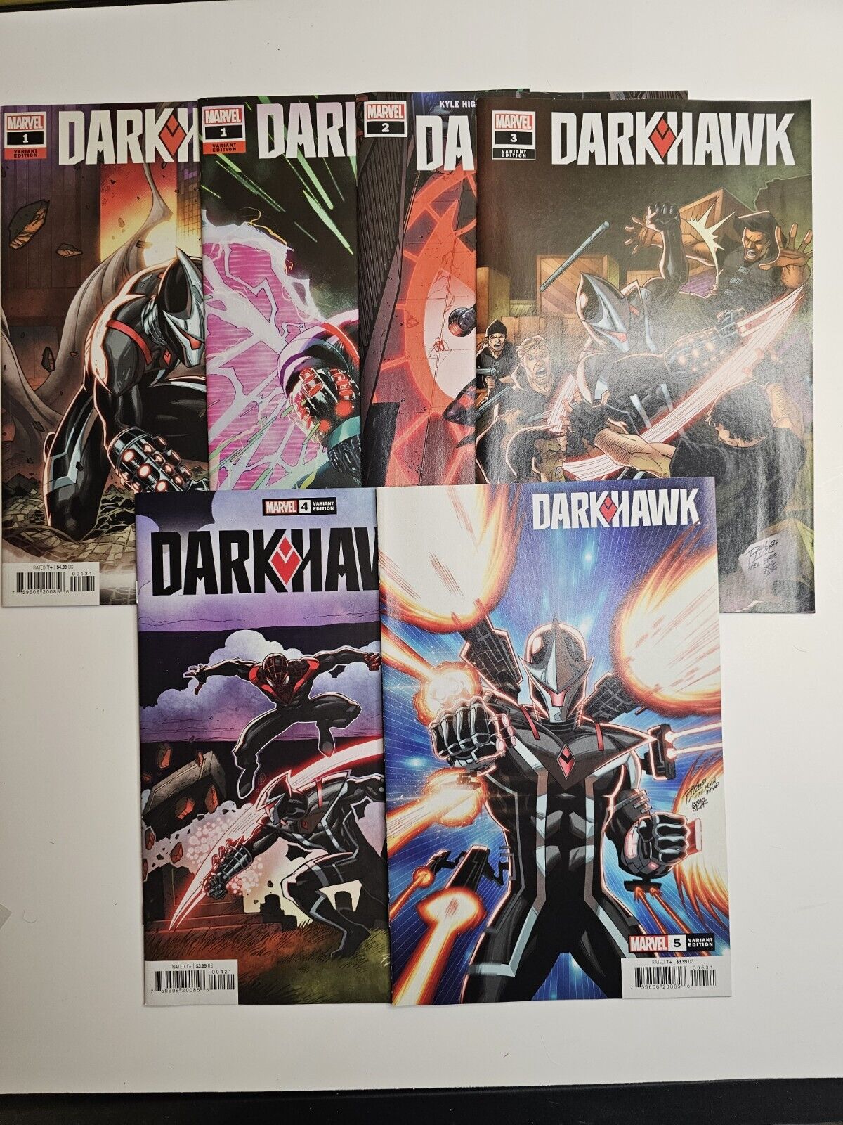 Darkhawk #1-5 Variant Complete Series 6 Book Set Marvel Comics (2021)