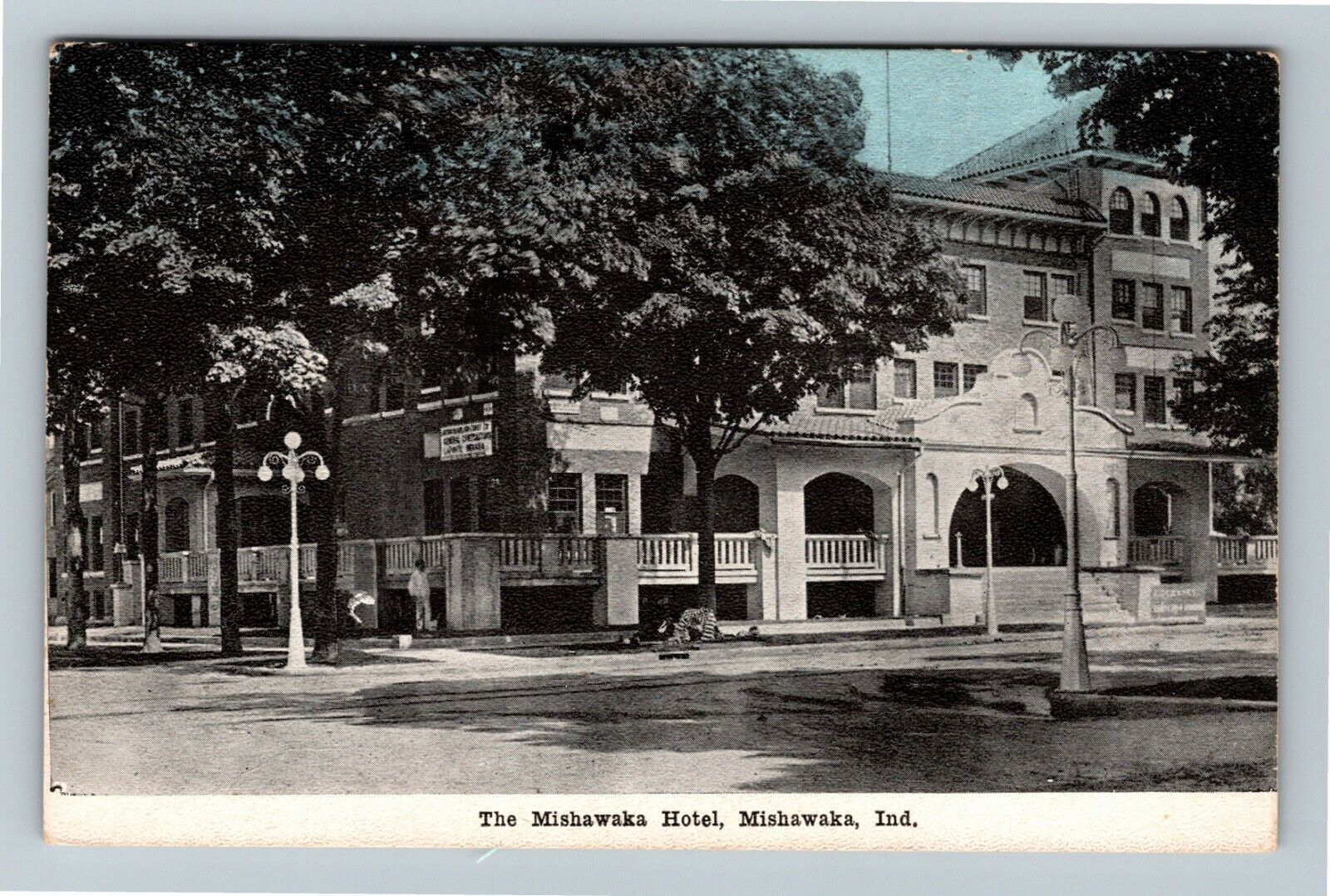 Mishawaka IN-Indiana, The Mishawaka Hotel, c1910 Vintage Postcard