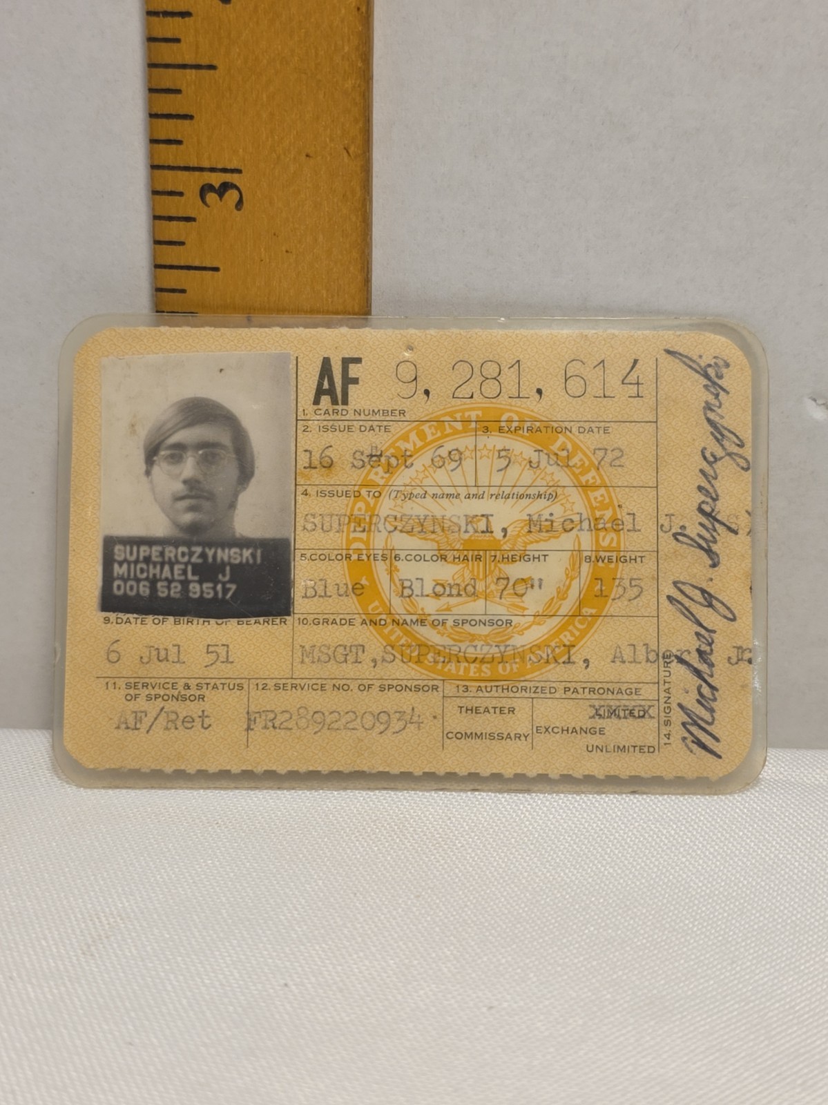 X-RARE🇺🇸1960s  MSGT, USAF. From Lockbourne AF Base In Ohio.