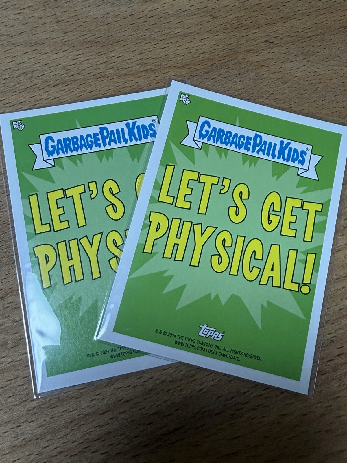 Topps 2024 Garbage Pail Kids Let's Get Physical 10-Card full subset