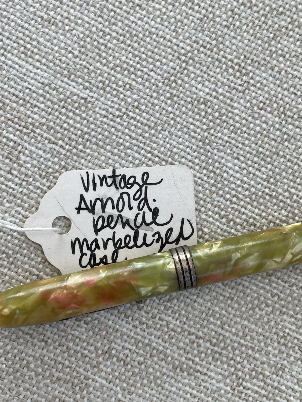 antique  arnold brand marbleized pencil