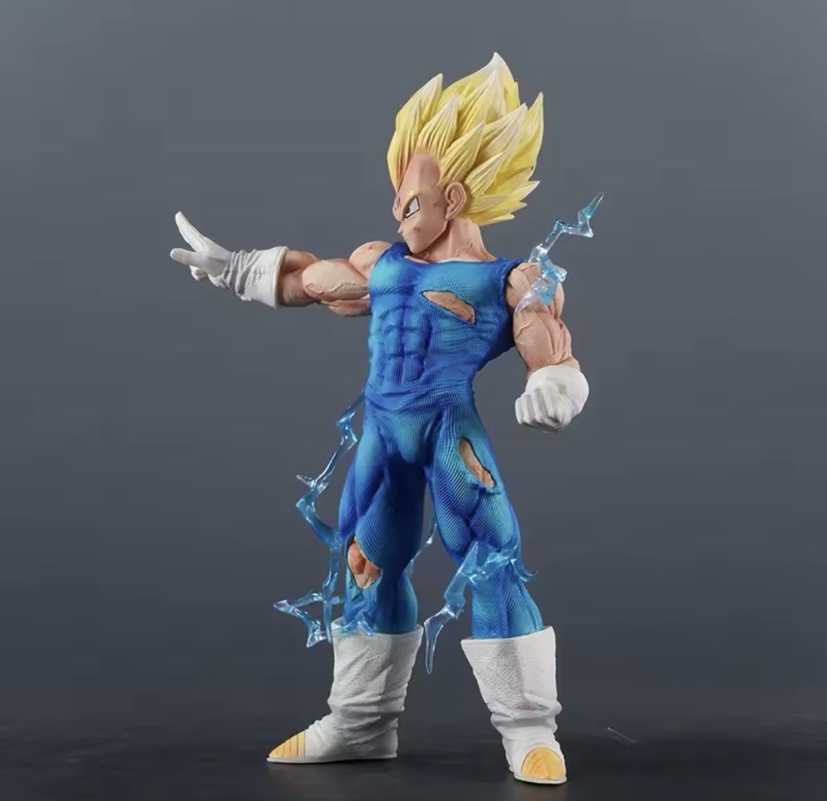 Dragon Ball Z Majin Vegeta Figure Anime 26.5cm PVC Statue Super Saiyan No Box