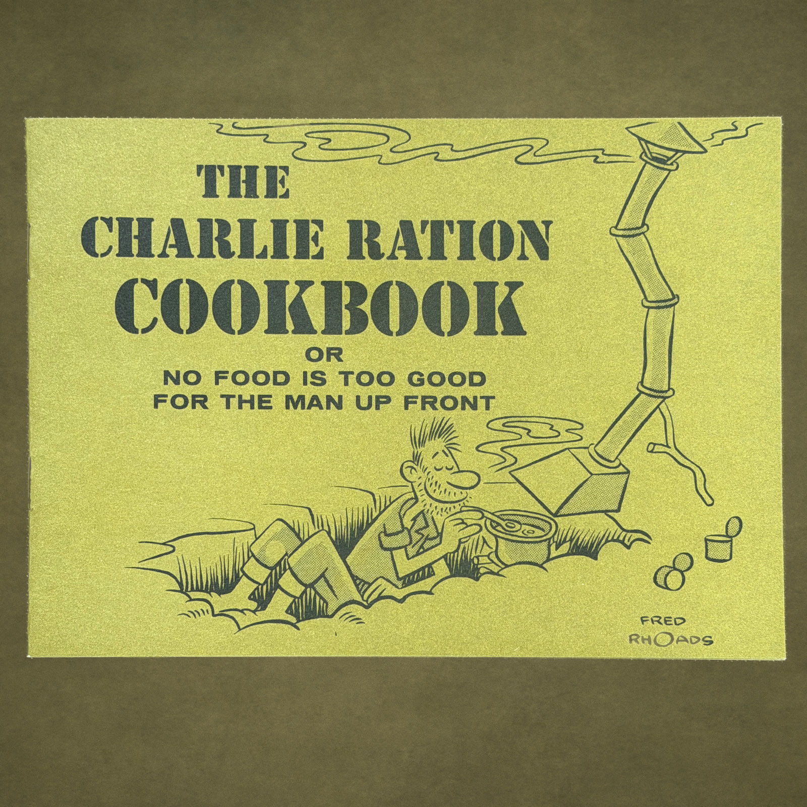Vietnam War Charlie Ration Cookbook 60s Military Field Rations Soldier Memorabia