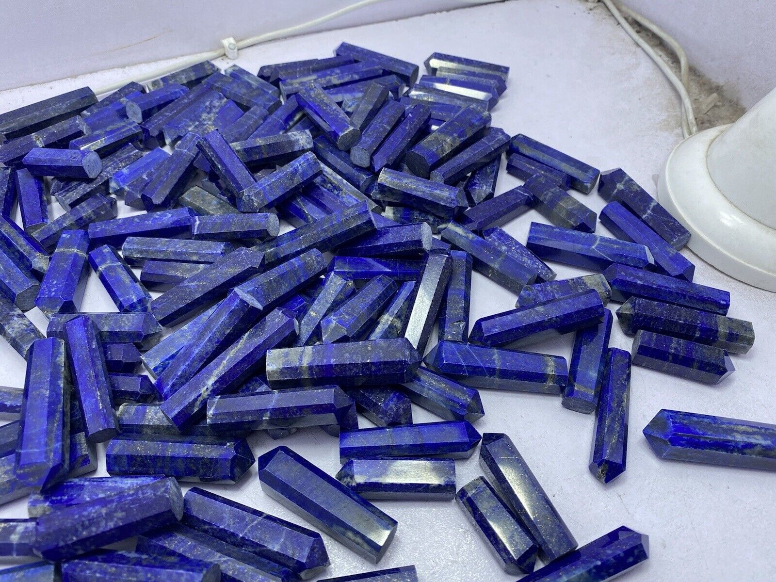 300 PCs top Quality Blue Natural handmade Lapis Lazuli crystals points wholesale