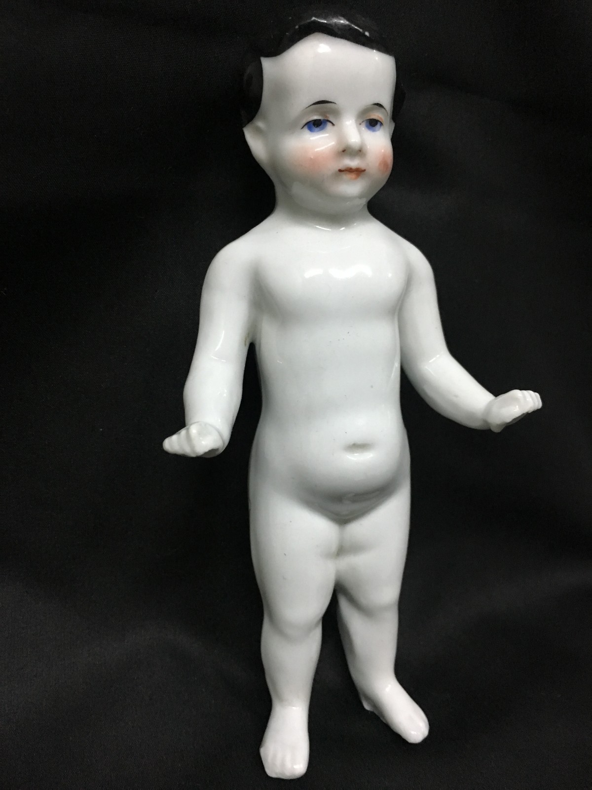  6\'\' VINTAGE FROZEN CHARLOTTE  VICTORIAN PORCELIAN DOLL  