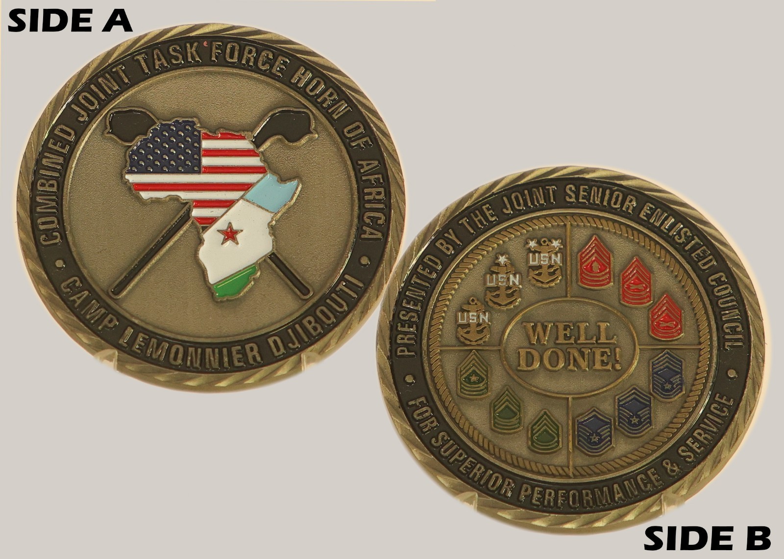 Combined Joint Task Force Horn of Africa Challenge Coin  M#5