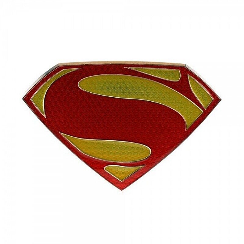 DC Comics Superman Man of Steel Movie S Chest Logo Belt Buckle NEW UNUSED