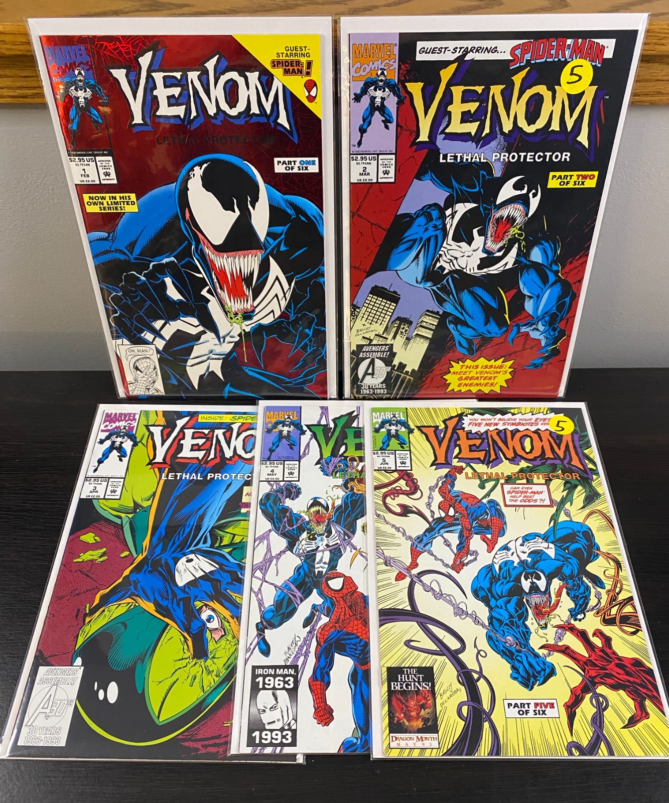 Venom: Lethal Protector #1-5 (1993 Marvel Comics) NM Venom: Lethal Protector #1-5 (1993 Marvel Comics) NM