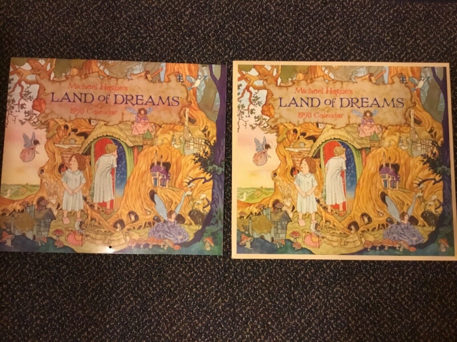 Michael Hague 1993 Land of Dreams Calendar With Cover - Beautiful And Rare
