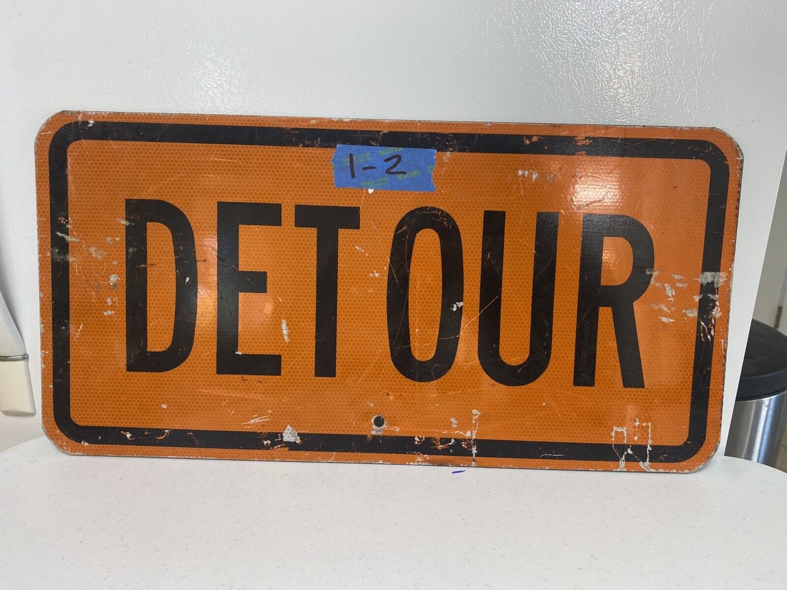 Vintage Street Sign (Detour) 12\