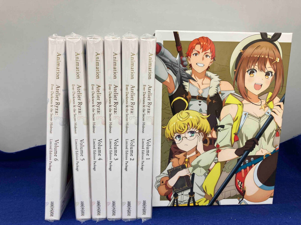 ANIMATION ATELIER RYZA EVER DARKNESS & THE SECRET HIDEOUT Blu-ray 1-6 volume set