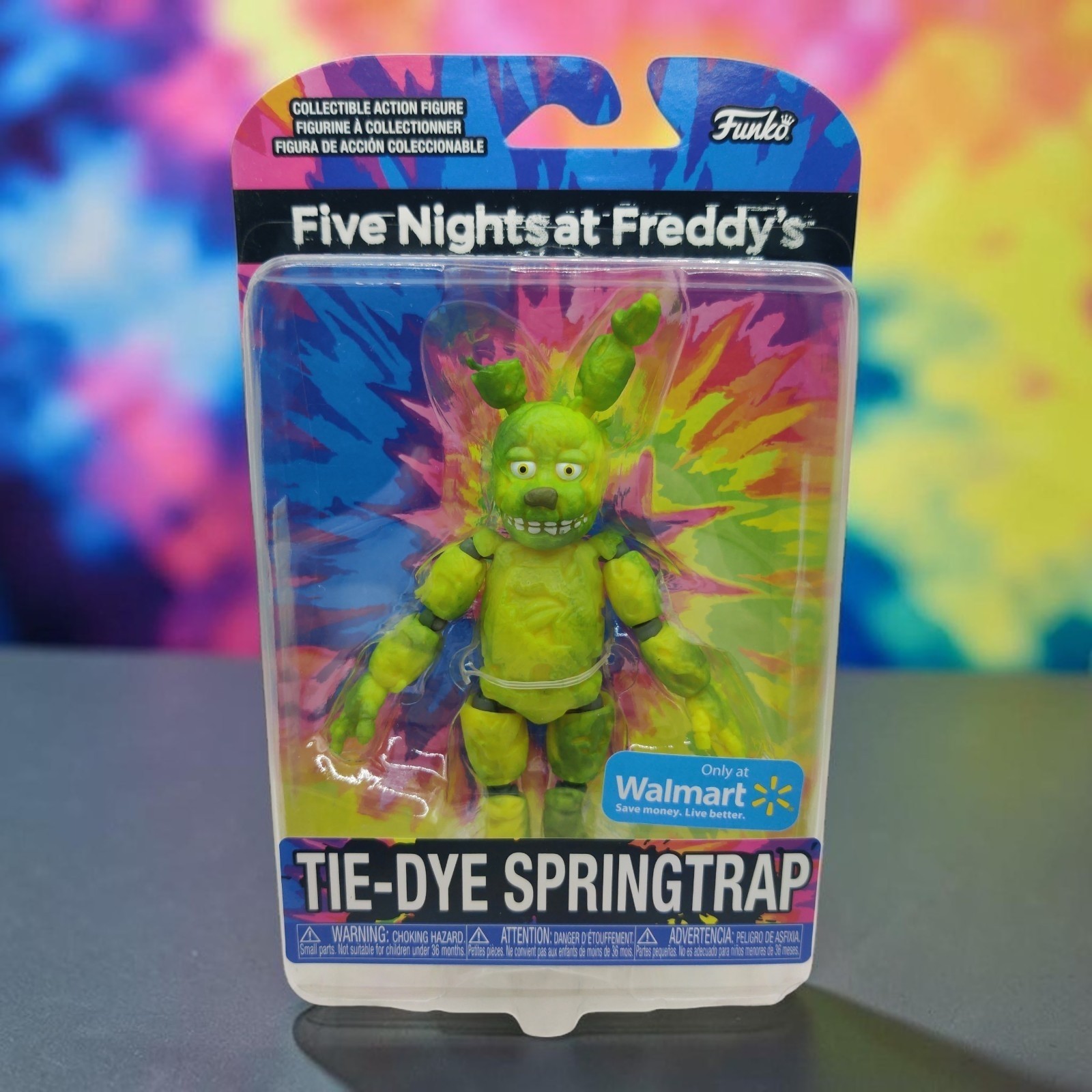 Five Nights at Freddy's Tie-Dye Springtrap Funko FNAF Walmart Exclusive Rare Toy