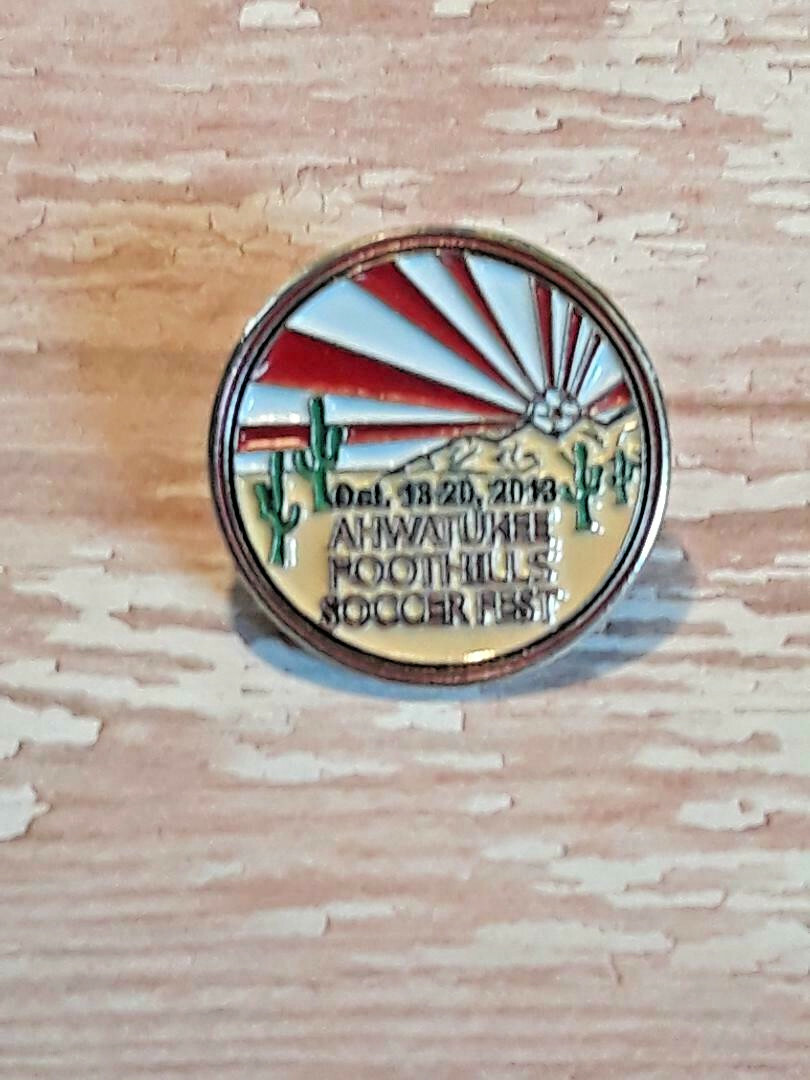 Ahwatukee Foothills Soccer Fest 2008 Lapel Pin ~ Ships FREE