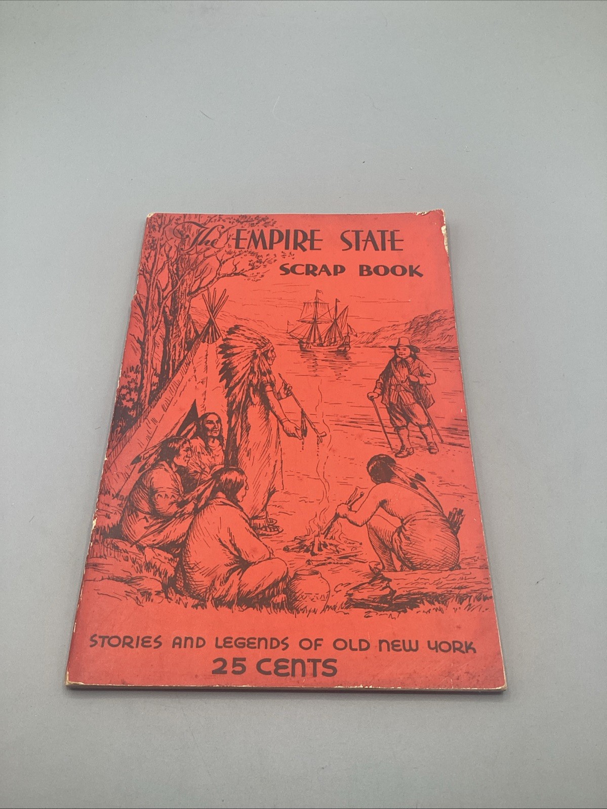1939 Empire State Scrap Book of Stories and Legends of Old New York-Softcover