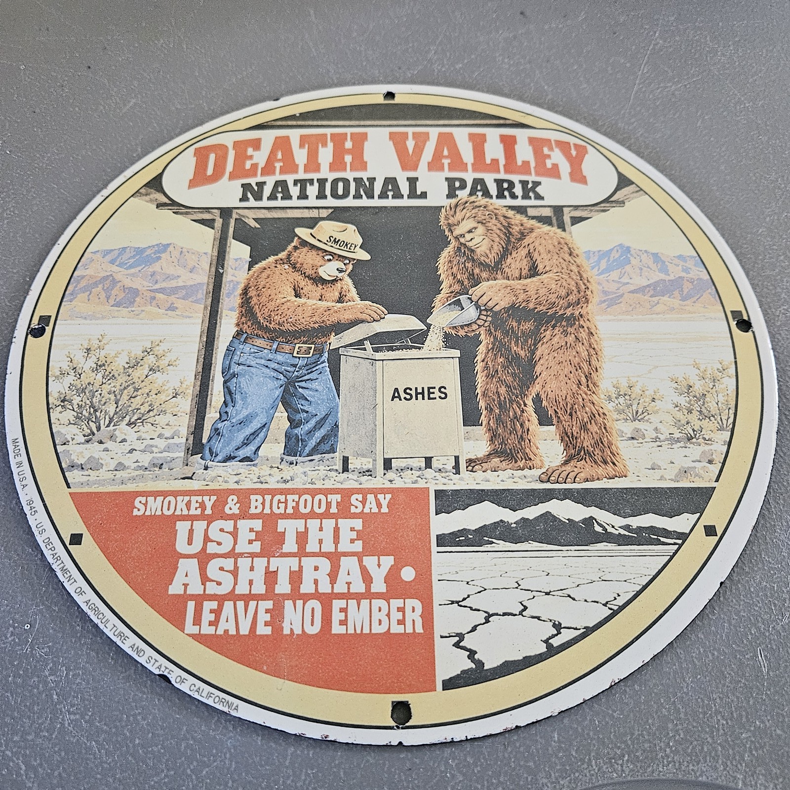 VINTAGE 1945 DEATH VALLEY NATIONAL PARK 12\