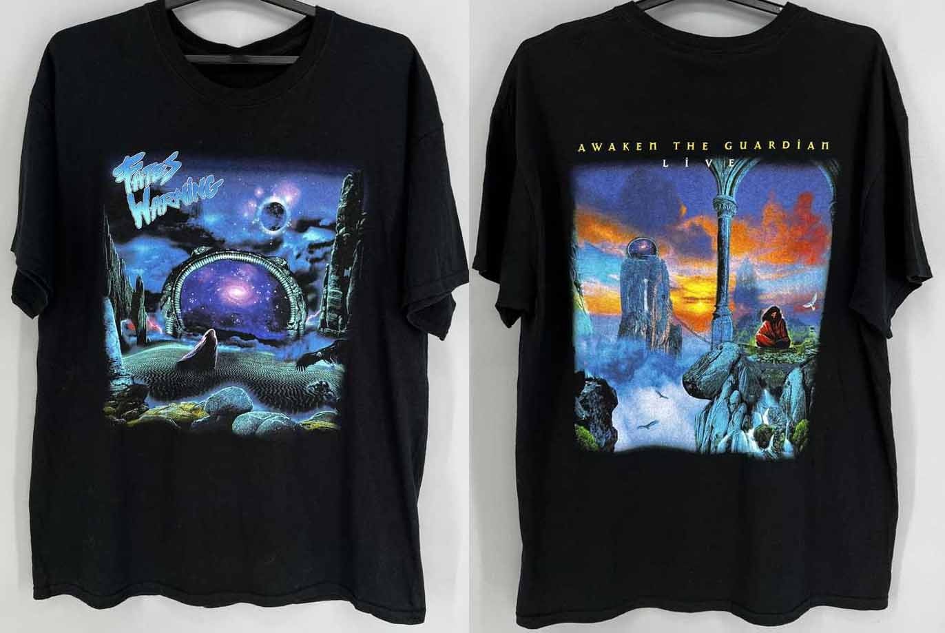 Awaken The Guardian Fates Warning 2 sides  Shirt Unisex Black S-5XL