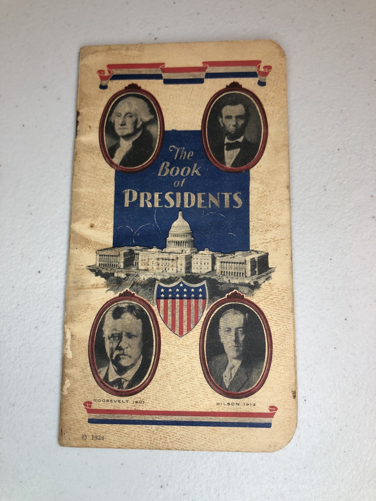 Vintage The Book Of Presidents 1936 Seliger Printing Company New York City 
